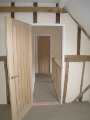Landing from Master bedroom, oak doors and ash balustrade
